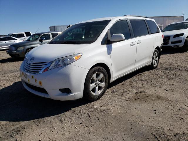 Toyota Sienna salvage cars for sale: 2017 Toyota Sienna LE