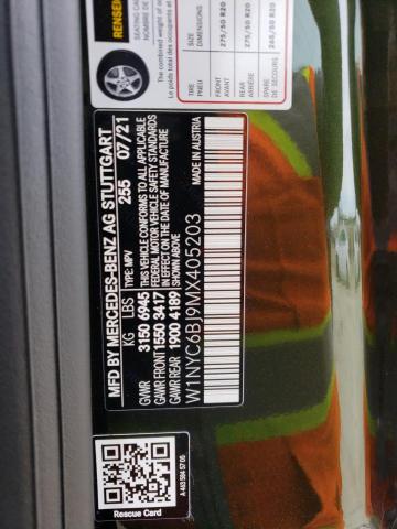 2021 MERCEDES-BENZ G 550 - W1NYC6BJ9MX405203