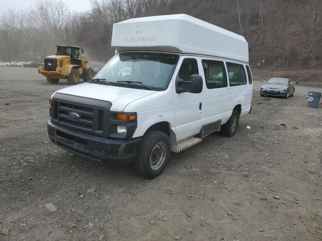 Salvage cars for sale from Copart Marlboro, NY: 2011 Ford Econoline E350 Super Duty Van