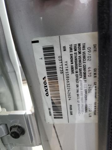 YV1RS58D632242624 Volvo S60