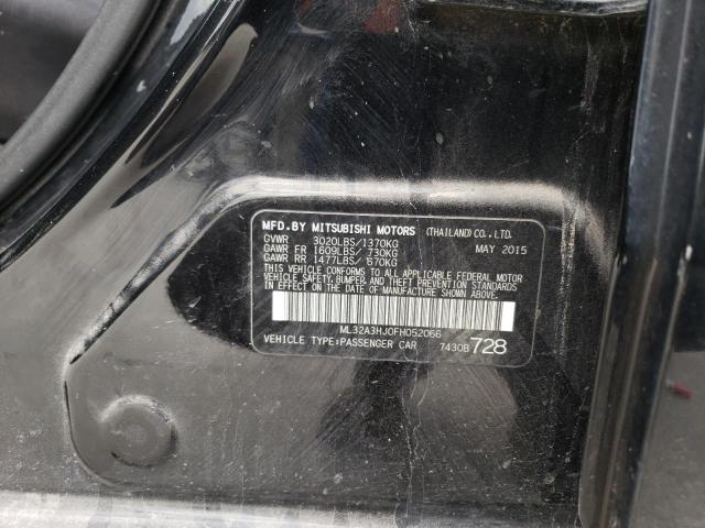 2015 MITSUBISHI MIRAGE DE - ML32A3HJ0FH052066