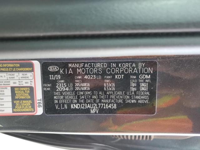 KNDJ23AU2L7716458 KIA SOUL LX