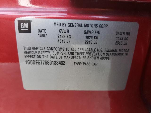 1G6DF577680138432 Cadillac CTS