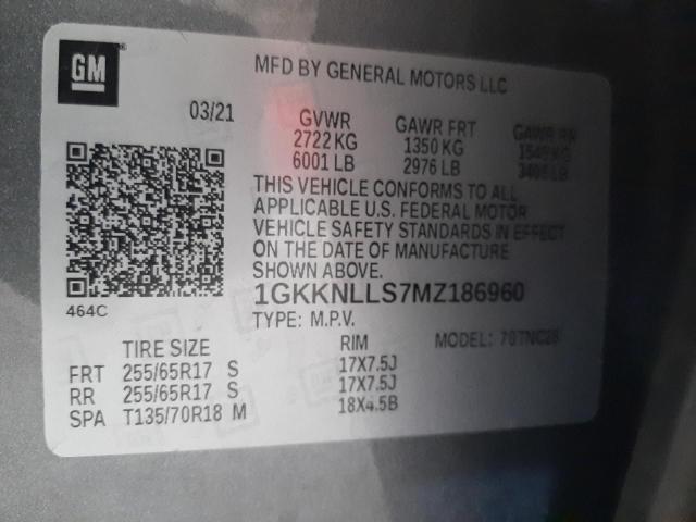 2021 GMC ACADIA AT4 1GKKNLLS7MZ186960