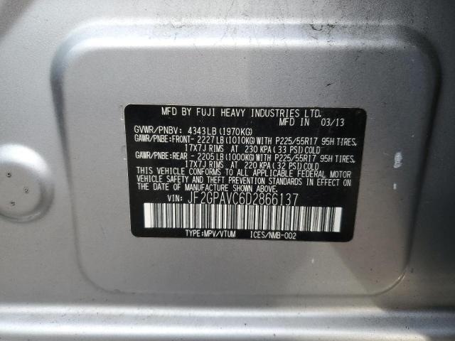 JF2GPAVC6D2866137 Subaru Xv Crosstrek 2.0 Premium