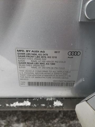 2018 AUDI Q5 PRESTIG - WA1CNAFY0J2043738