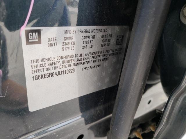 2018 CADILLAC CT6 LUXURY - 1G6KE5R64JU110223