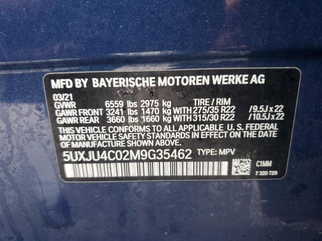5UXJU4C02M9G35462 BMW X5 M50i