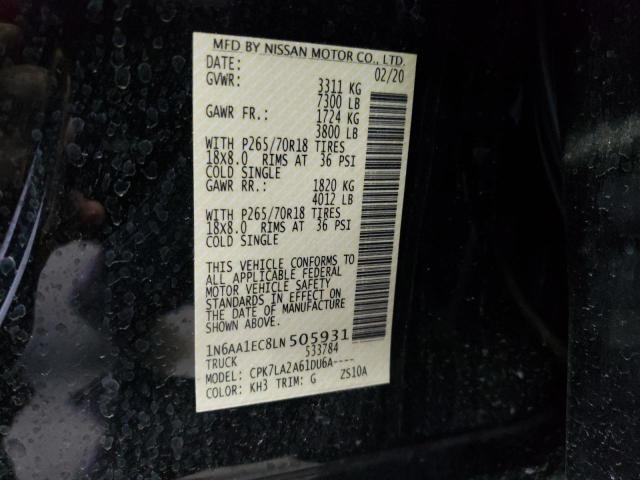 2020 NISSAN TITAN S - 1N6AA1EC8LN505931