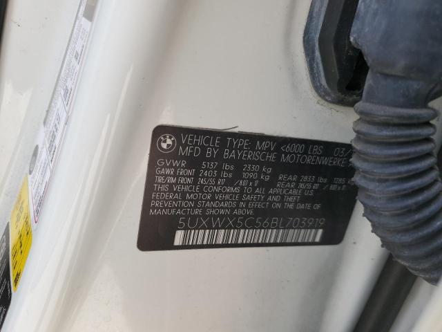 5UXWX5C56BL703919 BMW X3 Xdrive28i