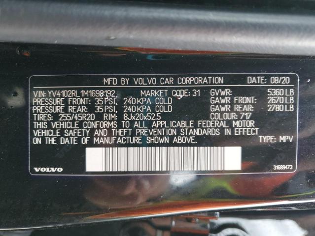 YV4102RL1M1698192 Volvo Xc60 T5 Inscription