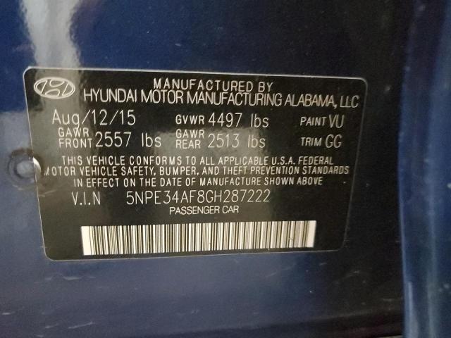 2016 HYUNDAI SONATA SPO - 5NPE34AF8GH287222