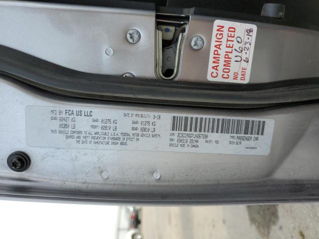 2018 CHRYSLER 300 S 2C3CCAGG7JH267330