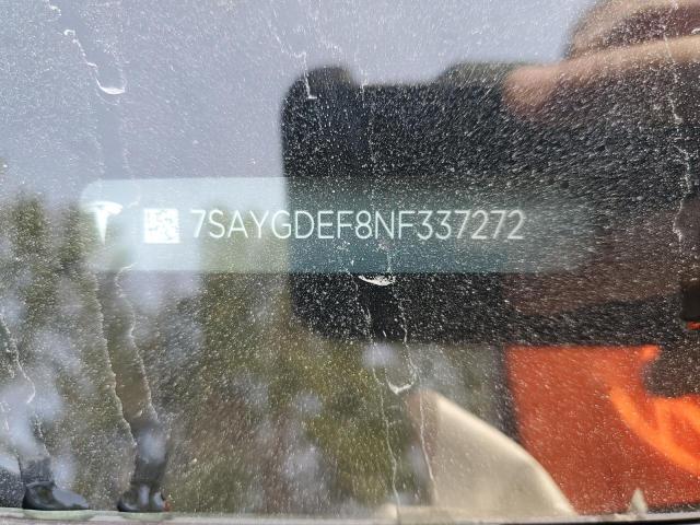 7SAYGDEF8NF337272 Tesla Model Y