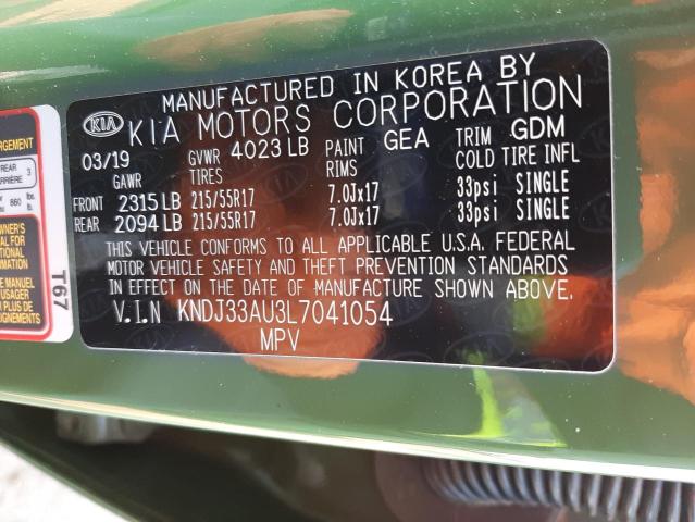 KNDJ33AU3L7041054 KIA SOUL EX