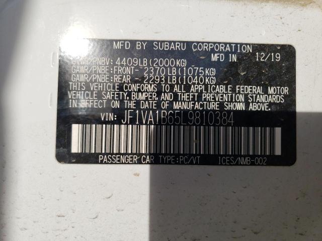 JF1VA1B65L9810384 Subaru Wrx Premium
