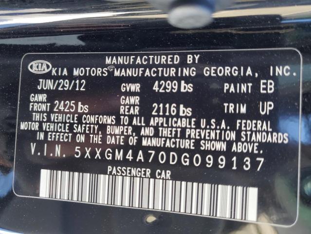 5XXGM4A70DG099137 KIA Optima Lx
