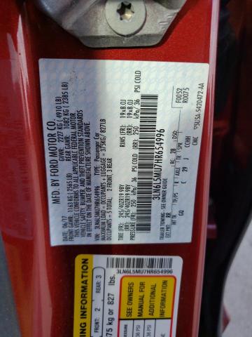 3LN6L5MU7HR654996 Lincoln MKZ