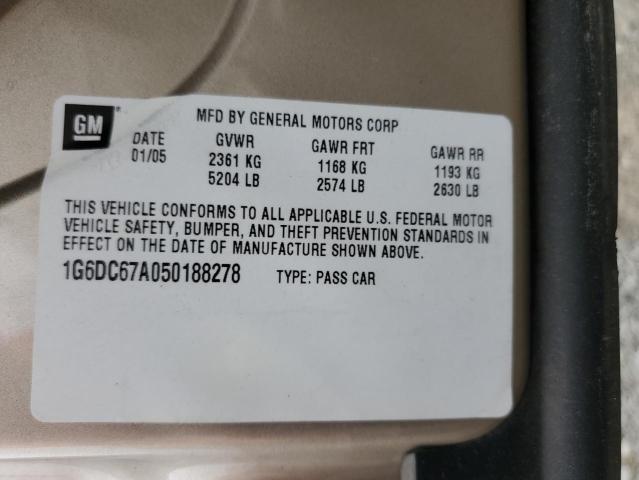 1G6DC67A050188278 Cadillac STS