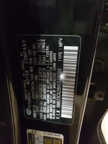 2017 HYUNDAI TUCSON LIM - KM8J3CA28HU312094