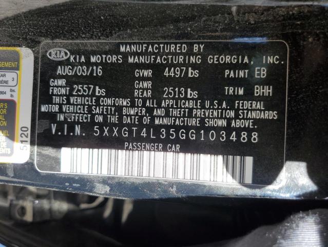 5XXGT4L35GG103488 KIA Optima Lx
