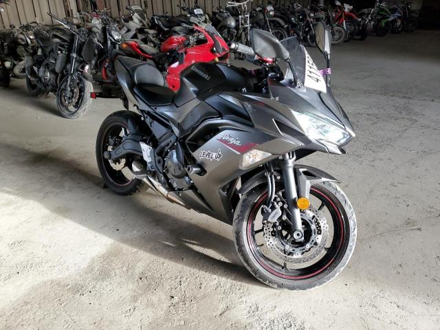 Salvage cars for sale from Copart Windsor, NJ: 2022 Kawasaki EX650 N
