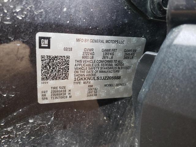 2018 GMC ACADIA SLT - 1GKKNULS3JZ205988