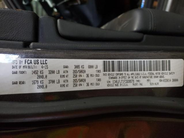 1C4RJFJT1FC839579 Jeep Grand Cherokee Summit
