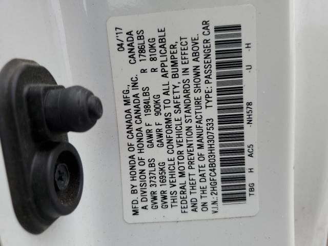 2017 HONDA CIVIC LX - 2HGFC4B03HH307533