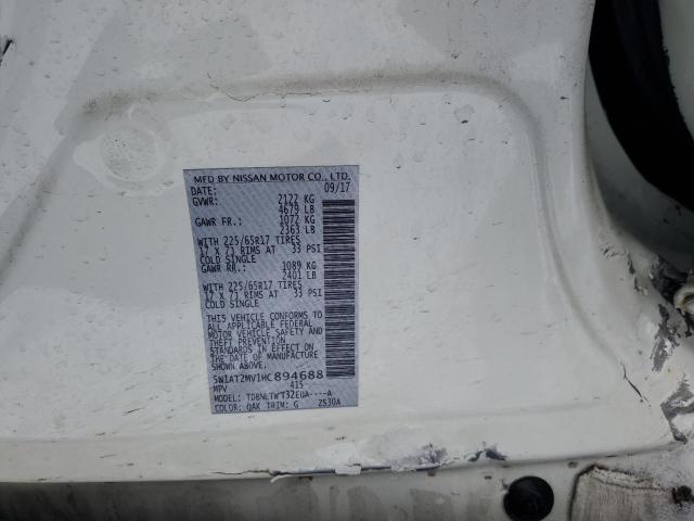 5N1AT2MV1HC894688 Nissan ROGUE SV