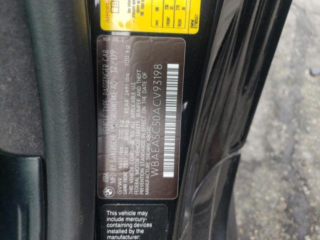WBAEA5C50ACV93198 BMW 650 I
