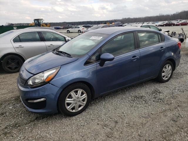 KIA Rio salvage cars for sale: 2016 KIA Rio LX