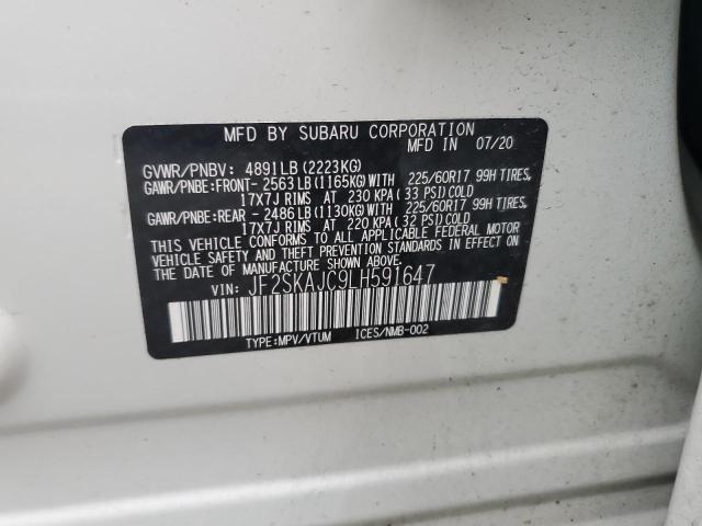 JF2SKAJC9LH591647 Subaru Forester Premium