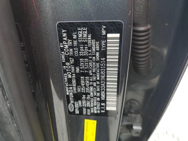 2022 HYUNDAI KONA N LIN - KM8K33A31NU831514
