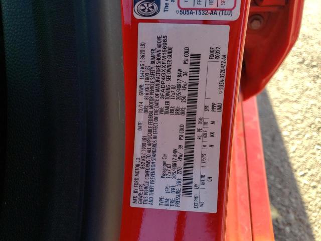 2015 FORD FIESTA ST - 3FADP4GXXFM156985