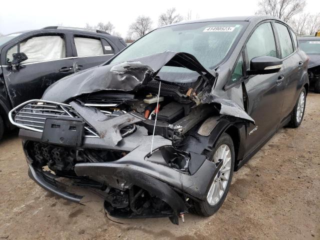 Salvage cars for sale at Pekin, IL auction: 2015 Ford C-MAX SE