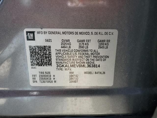 3GKALMEV8ML363814 GMC Terrain Sle