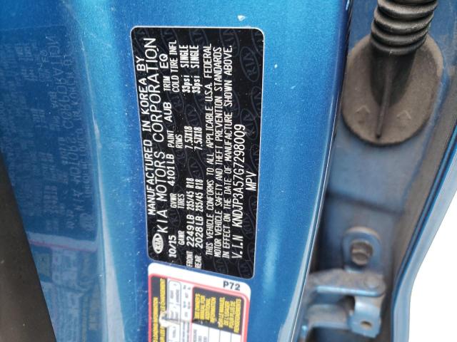 2016 KIA SOUL + - KNDJP3A57G7298009