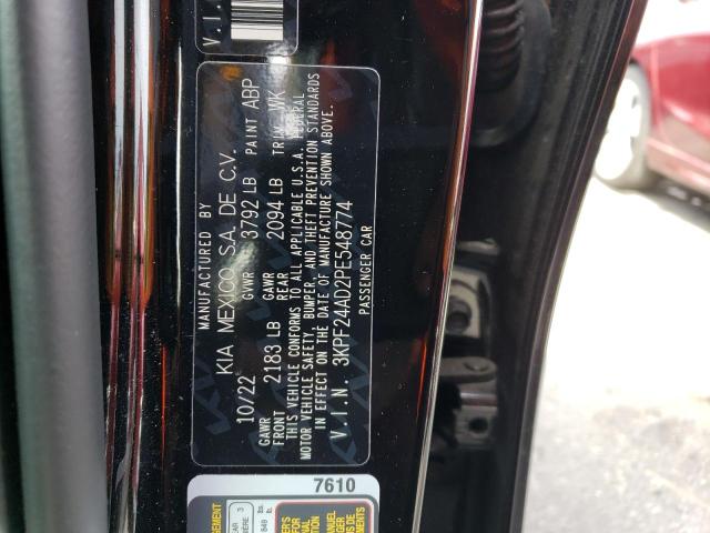 3KPF24AD2PE548774 KIA FORTE LX
