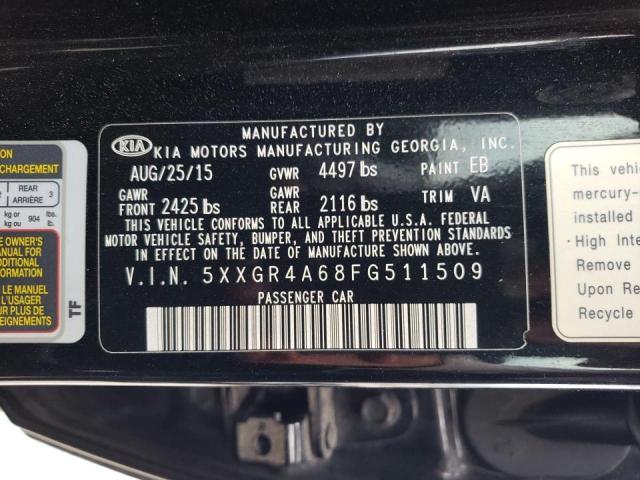 2015 KIA OPTIMA SX - 5XXGR4A68FG511509