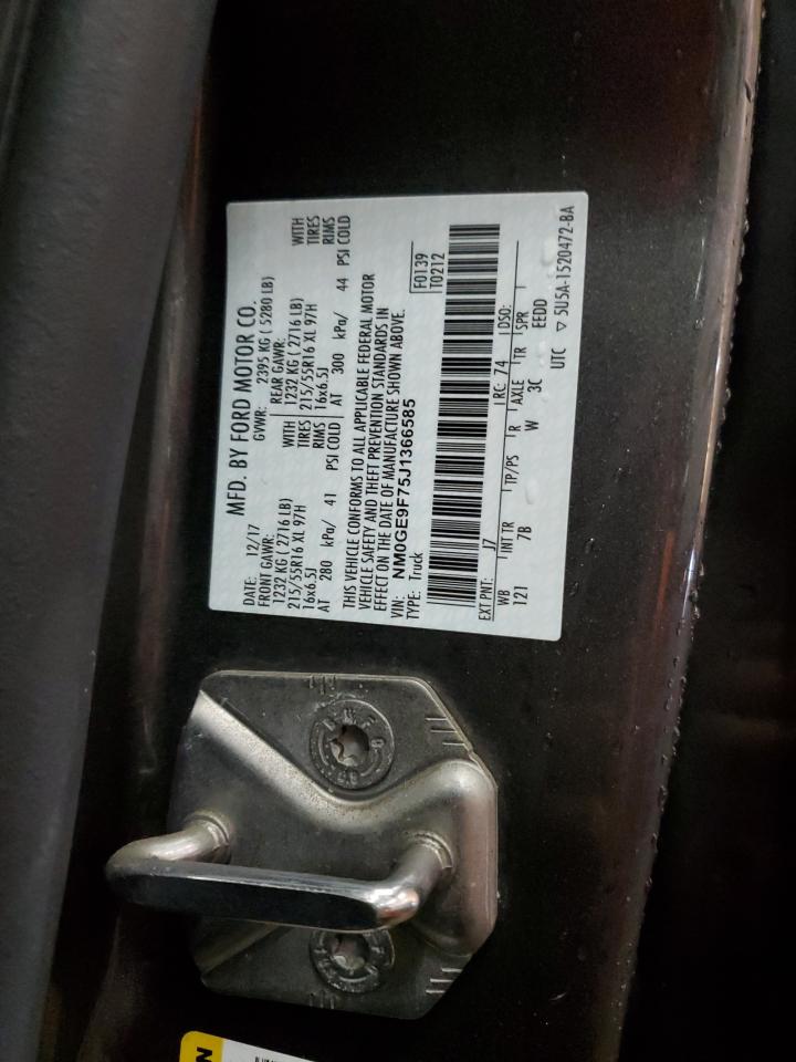 NM0GE9F75J1366585 FORD TRANSIT 2018