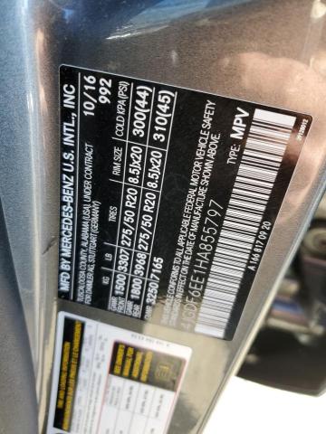 2017 MERCEDES-BENZ GLS 450 4M - 4JGDF6EE1HA855797
