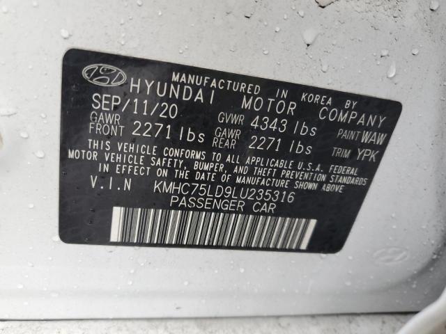 2020 HYUNDAI IONIQ SEL - KMHC75LD9LU235316