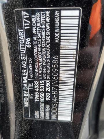 2018 MERCEDES-BENZ CLA 250 WDDSJ4EB7JN609586
