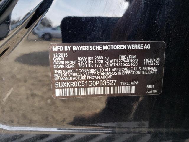 5UXKR0C51G0P33527 BMW X5 Xdrive35i
