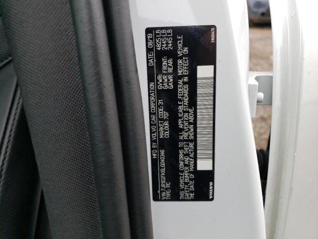 7JR102FK6LG040346 Volvo S60