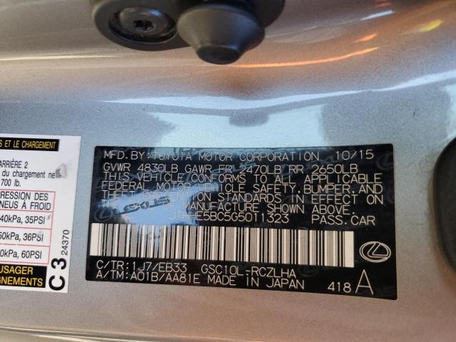2016 LEXUS RC 350 - JTHHE5BC5G5011323