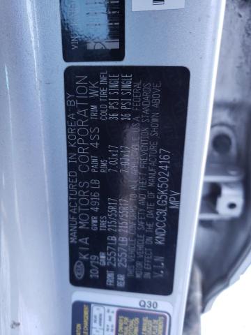 KNDCC3LG5K5024167 KIA NIRO EX
