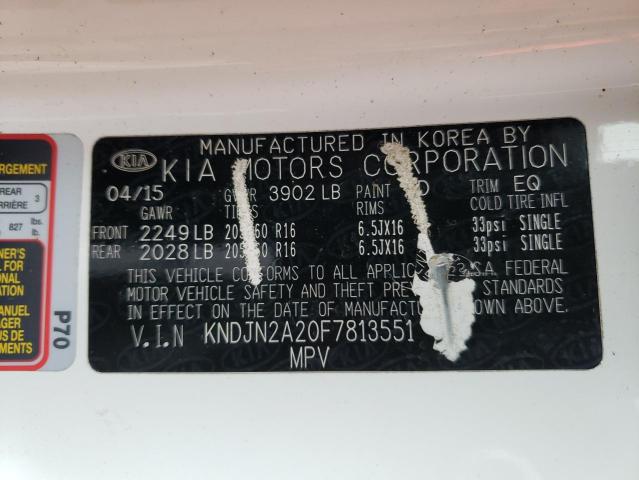 KNDJN2A20F7813551 KIA Soul