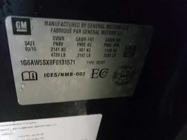 2015 CADILLAC CTS - 1G6AW5SX8F0131571